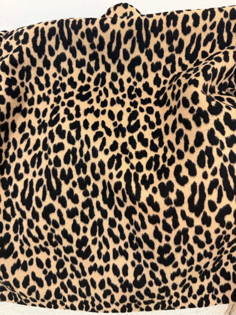 Versace Leopard Print Double-Breasted Jacket - Tan & Black with Gold Buttons - Picture 6 of 10